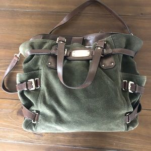 Forrest green Michael Kors satchel bag